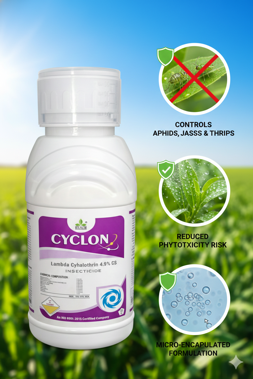 साइक्लोन (लैम्डा साइहालोथ्रिन कैप्सूल सस्पेंशन 4.9%)