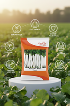 Radish Early Menu White Hybrid | Home Gardening Seeds