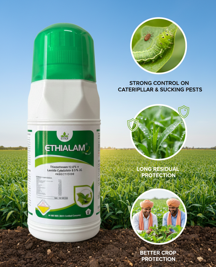 एथैलम (थाईमेथॉक्सम 12.6 % + लैम्ब्डैसिहैलोथ्रिन 9.5 % जेडसी)