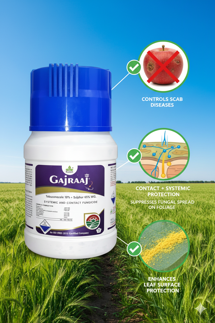 गजराज (टेबुकोनाज़ोल 10% + सल्फर 65% डब्लूजी)
