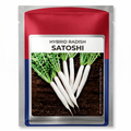 Hybrid Radish Satoshi F1 Seeds | High Yield White Radish Variety