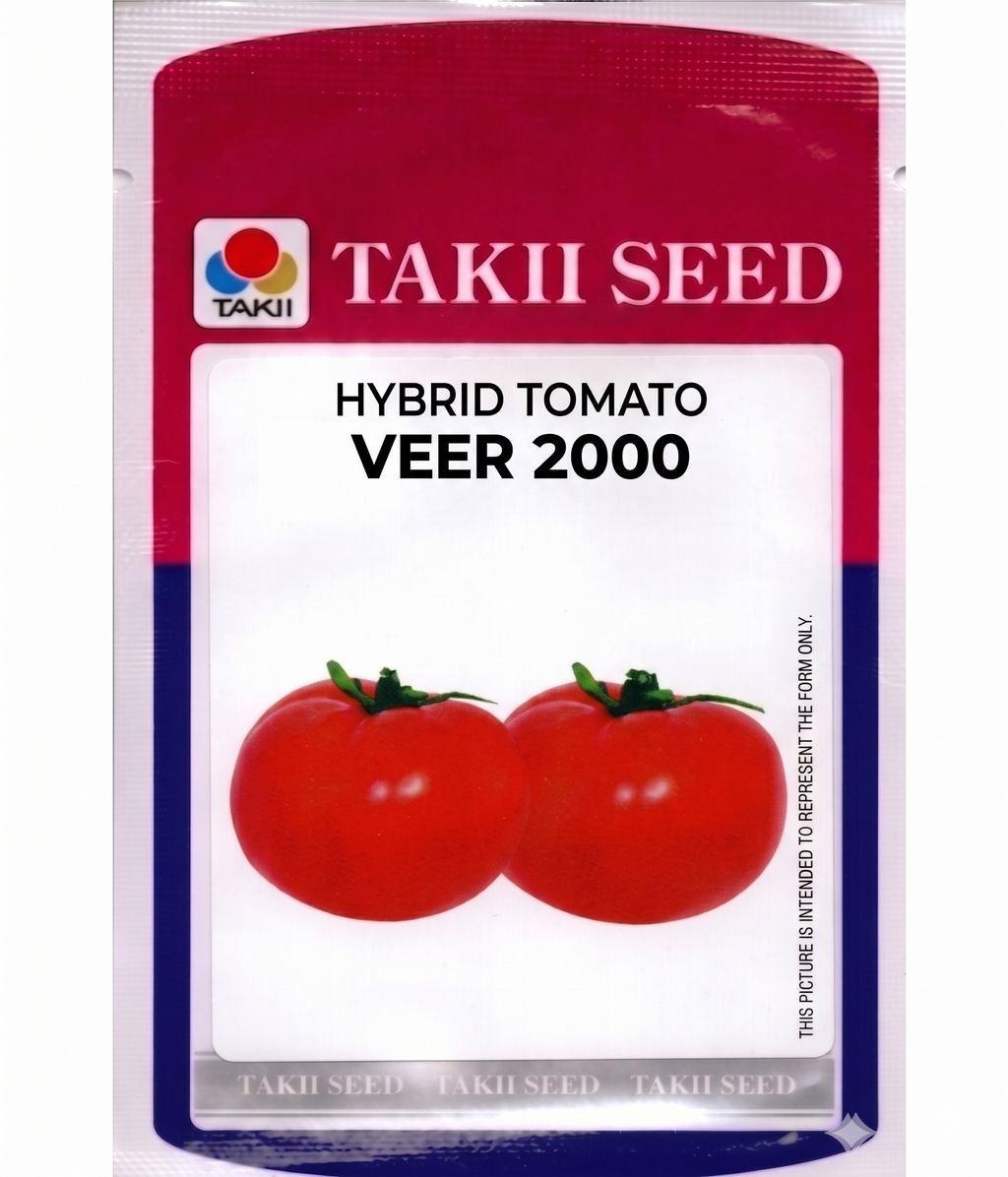 Hybrid Tomato Veer 2000 F1 Seeds | High Yield Red Tomato Variety