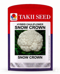 Hybrid Cauliflower Snow Crown F1 Seeds | High Yield Snow White Cauliflower Variety