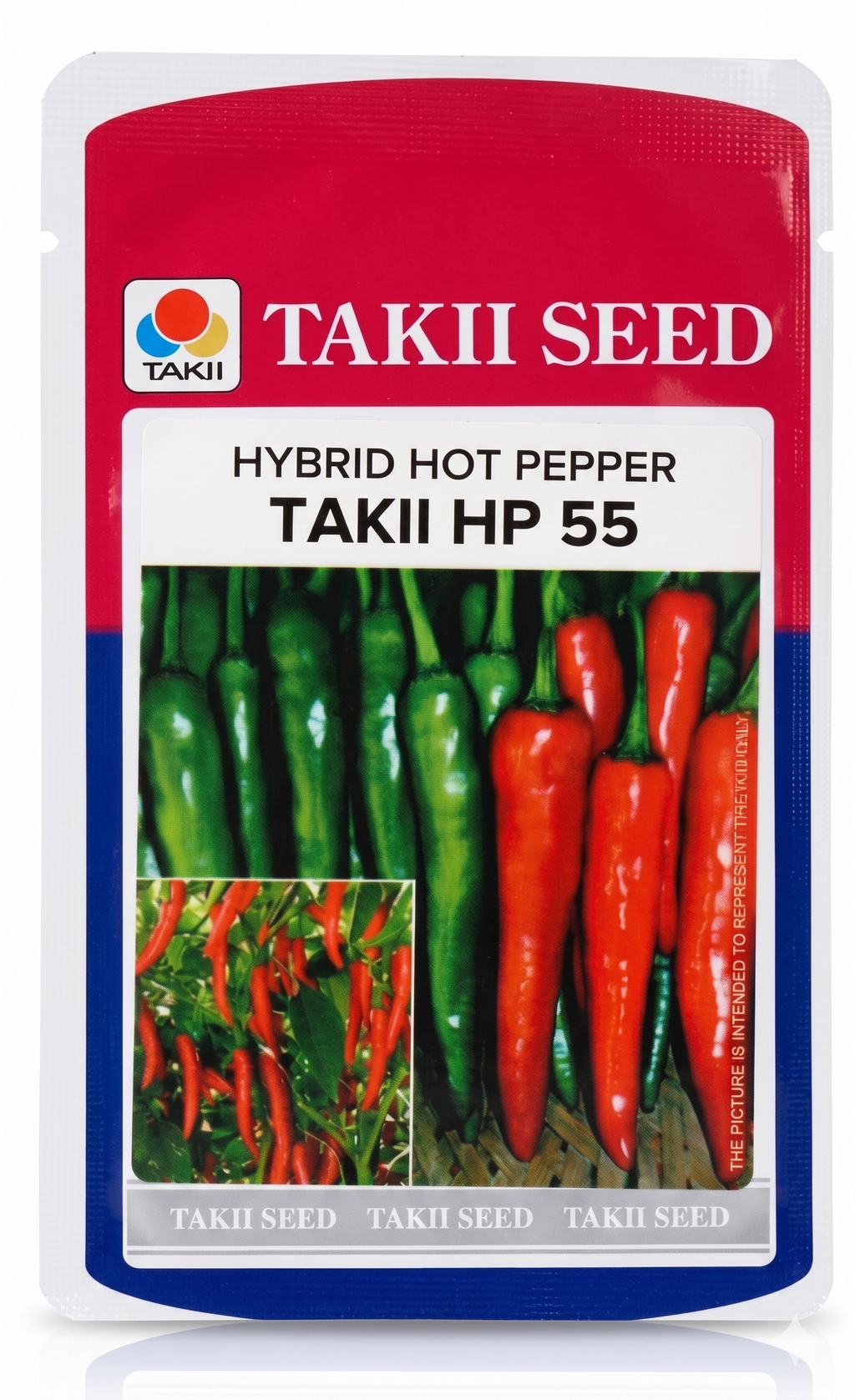 Hybrid Hot Pepper Takii HP 55 F1 Seeds | High Yield Spicy Chilli Variety