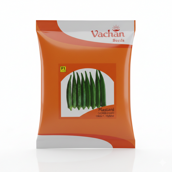 Mastani F1 Okra Hybrid | Home Gardening Seeds