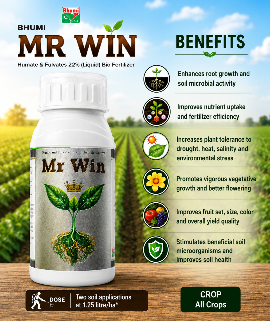 Mr Win  - Humic Fulvic Acid and their Derivatives