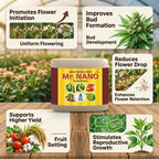 increase flower production, reduce flower dropping, fruit setting, increase quality of crop 