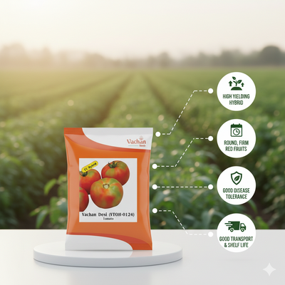 Vachan Desi ( VTOH 0124) F1 Tomato Seeds-Hybrid